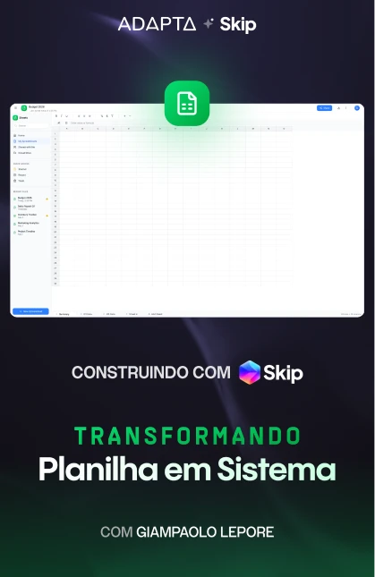 Transformando Planilha em Sistema