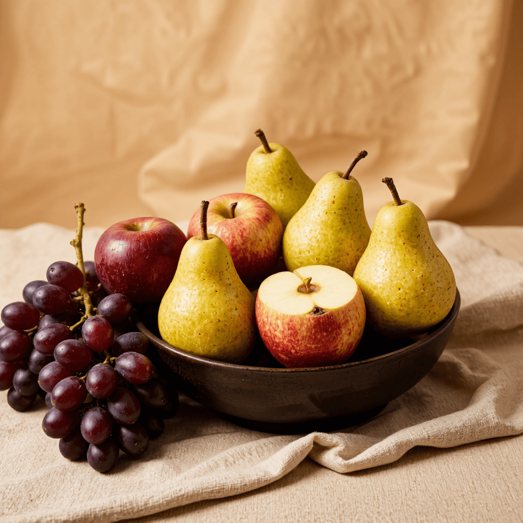 product photography of fruit bowl