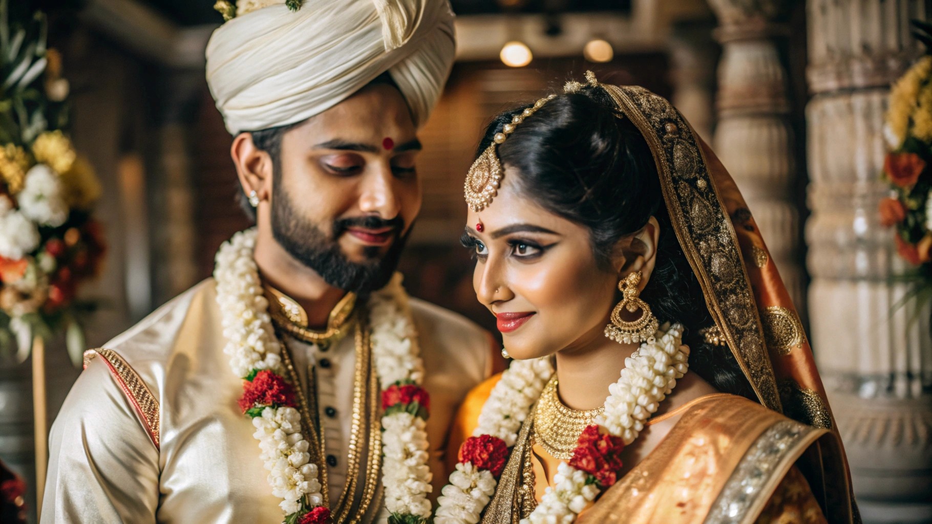 Hindu traditional couple