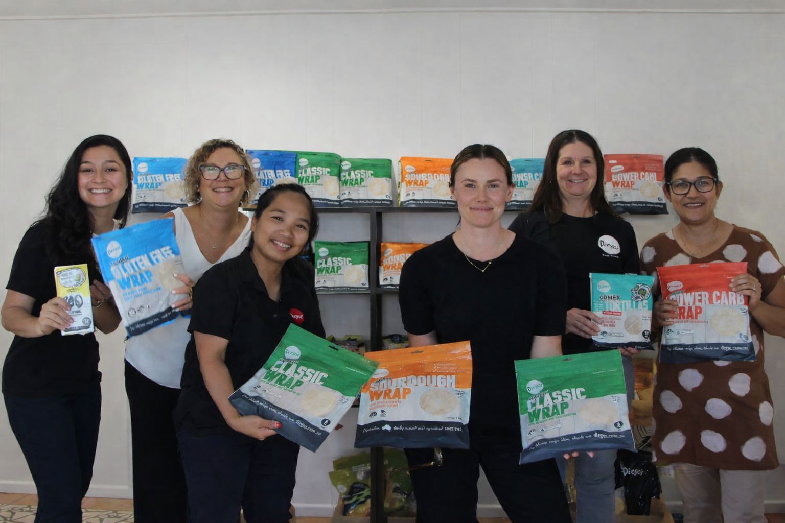 Diego's tortillas team