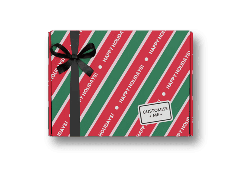 Custome Happy Holidays Packaging Box