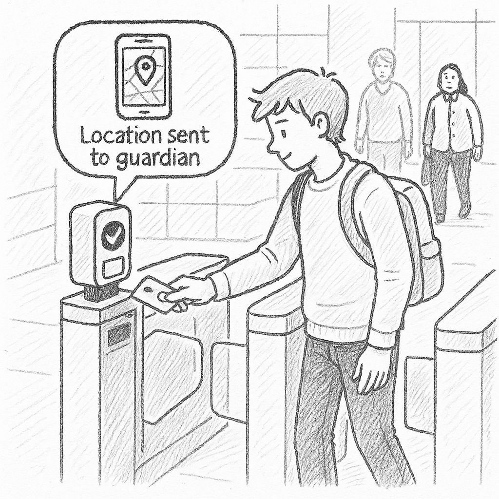 a cellphone leaning against a wall