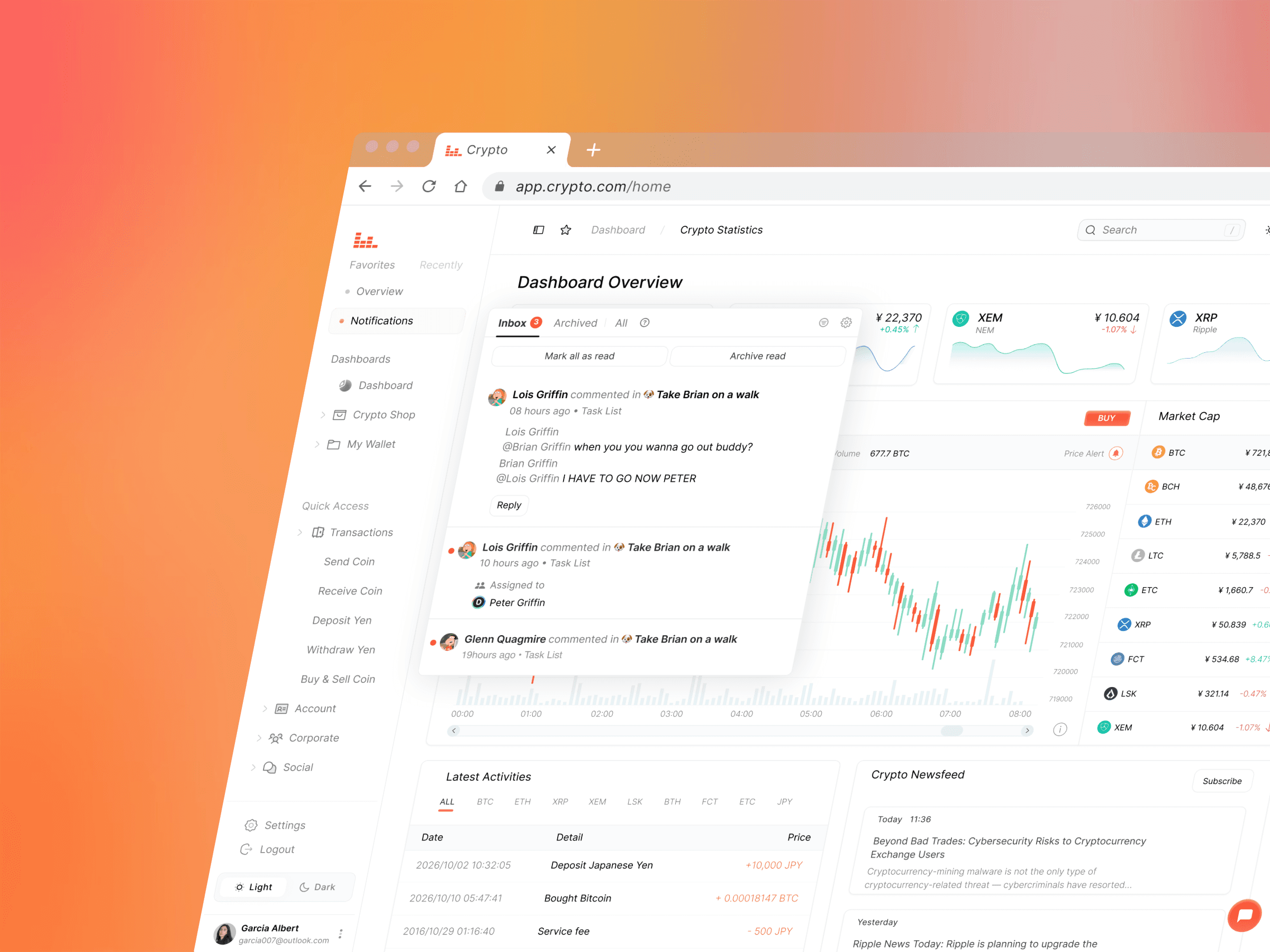 Modern laser cutting service brand presentation with industrial gear imagery.