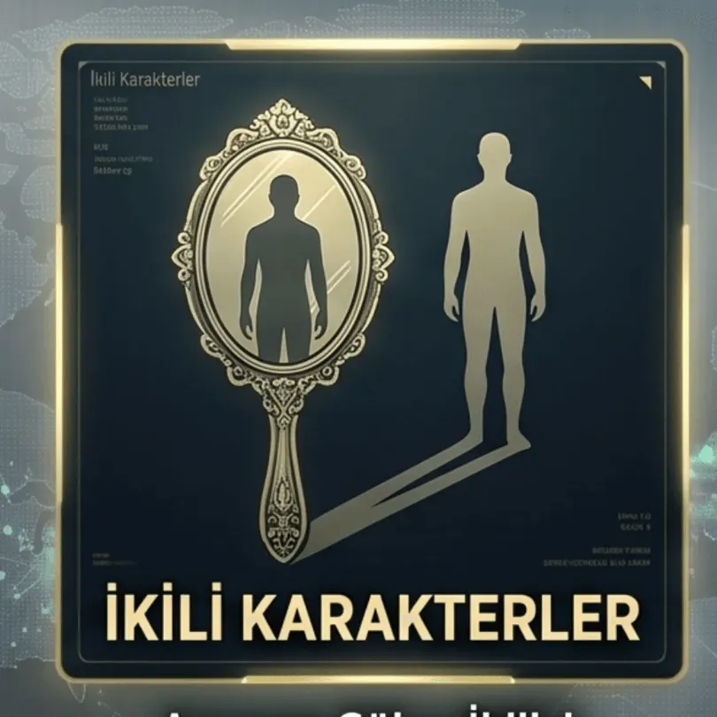 Nanomorf evreni içsel dönüşüm simgesi - Distopik dünyada Griler ve Kırmızılar arasındaki varoluşsal savaş görseli