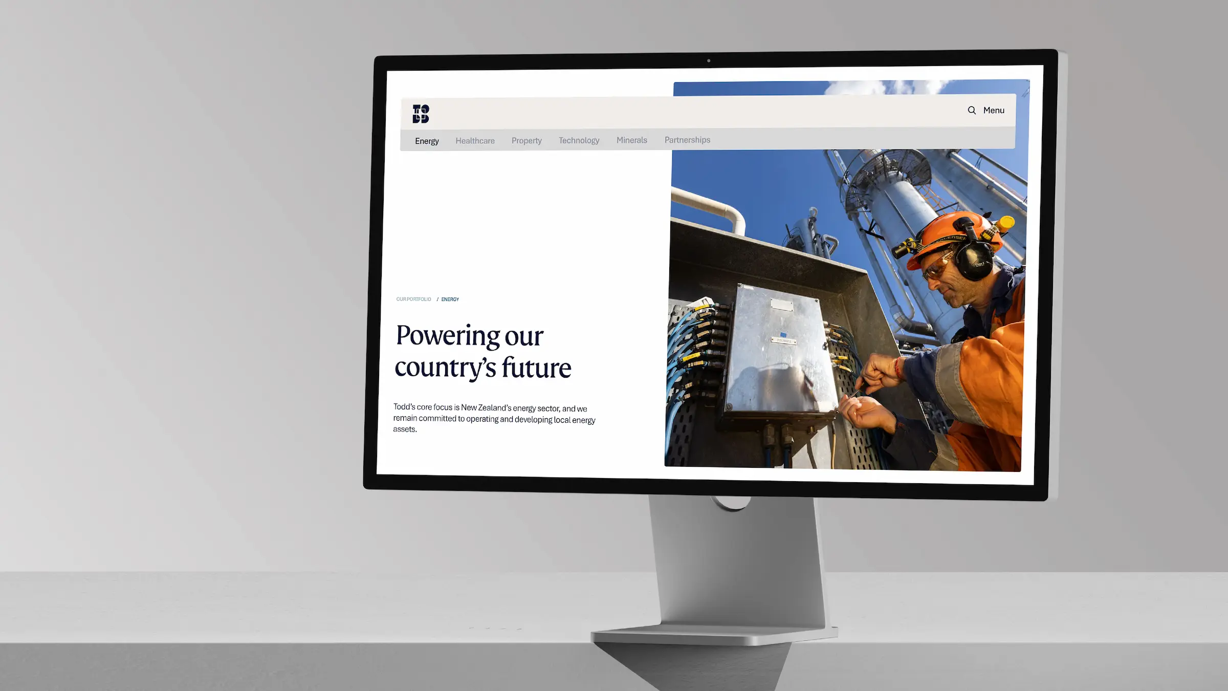 Image of brand strategy work for Todd