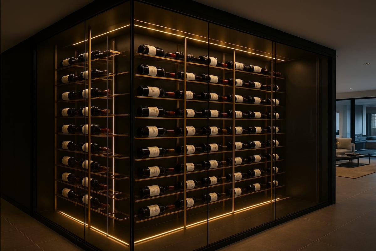 The Rise of Glass Wall Wine Cellars: Trends and Benefits