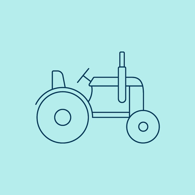 Illustration of a blender with teal liquid inside, symbolizing smoothies made with sea moss gel.