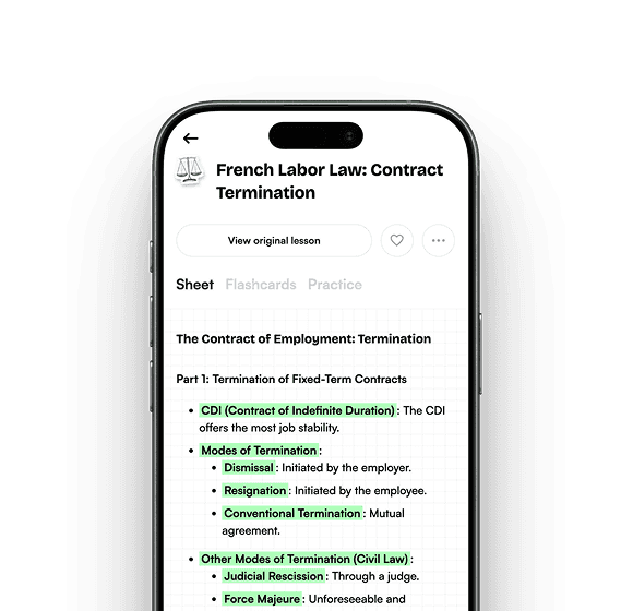 Koro AI Revision sheet generated from your course