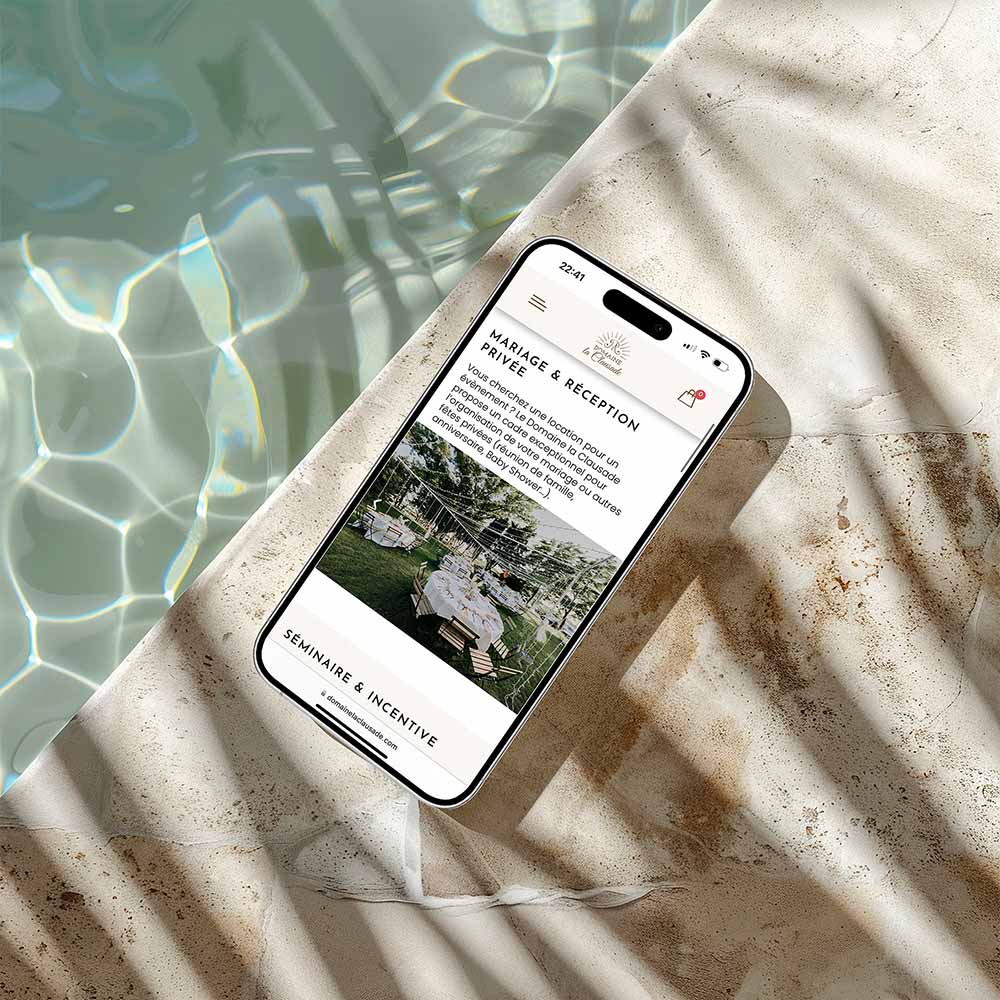 Page évènement du mas