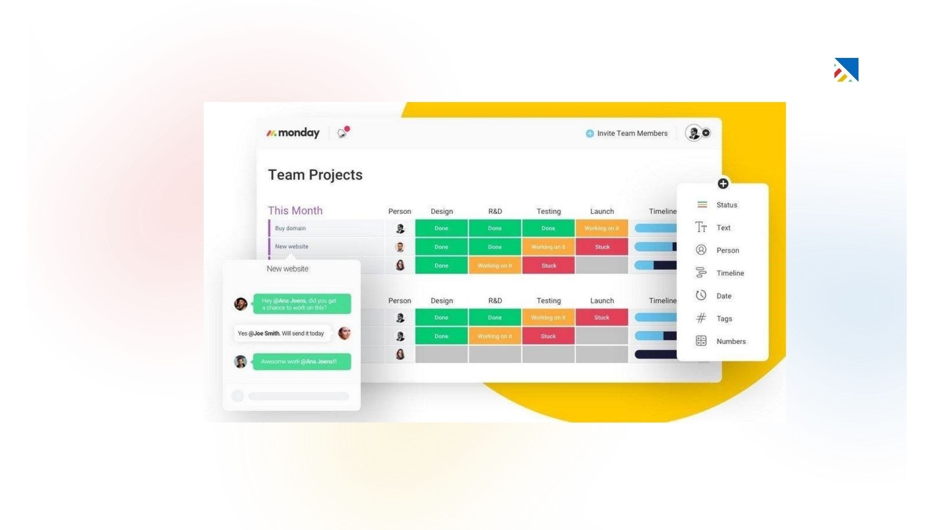 5. Monday.com:  Best for Visual, Flexible Workflows&nbsp;