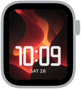 aries ember Apple Watch face preview 1 featuring zodiac signs, abstract, gradient, and modern.
