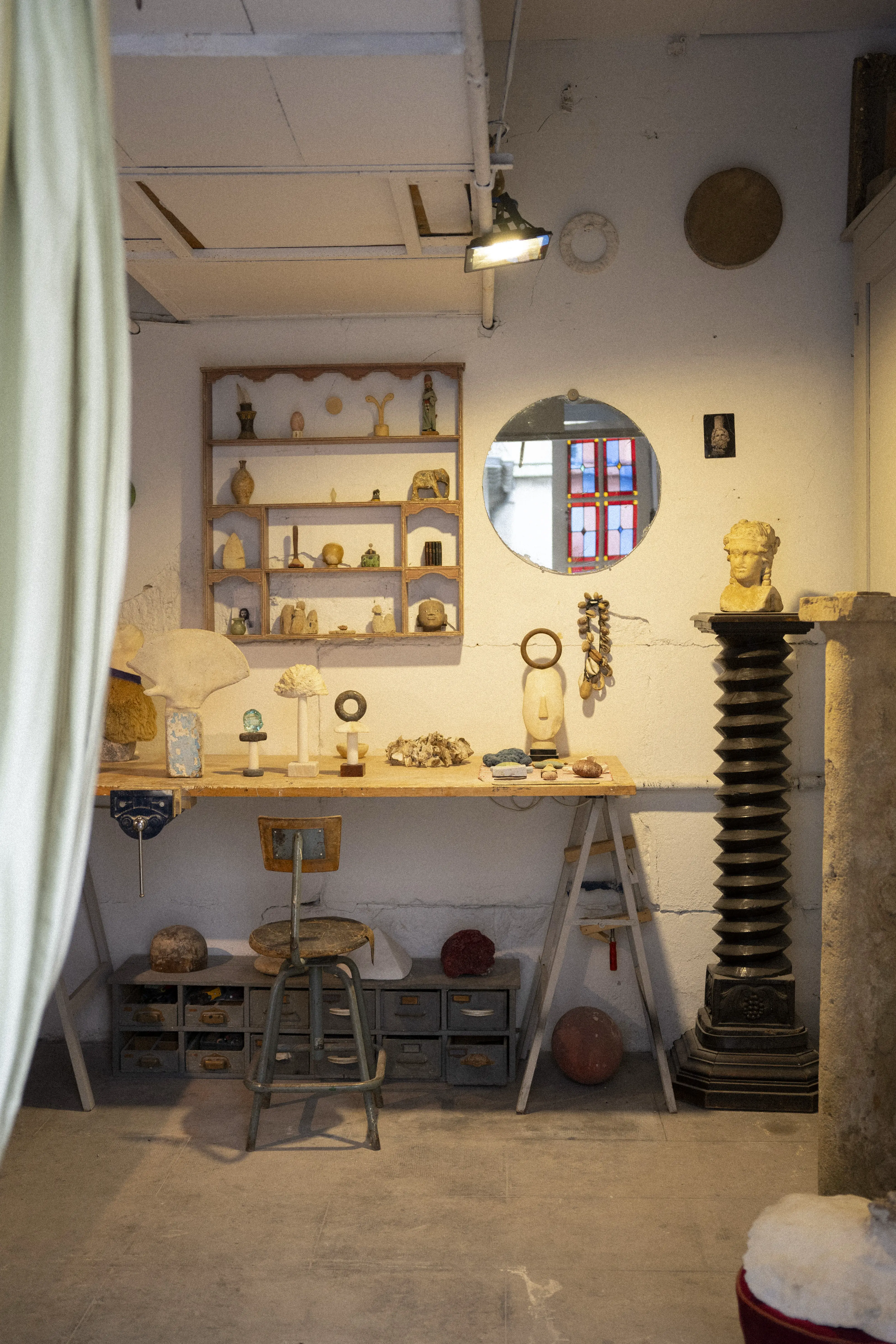 scultures at nicolas lefebvre atelier