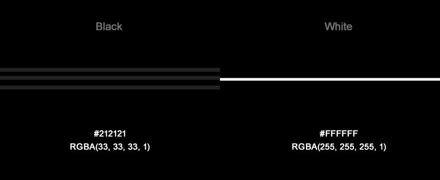 black&white, 緯創軟體使用的次要色系