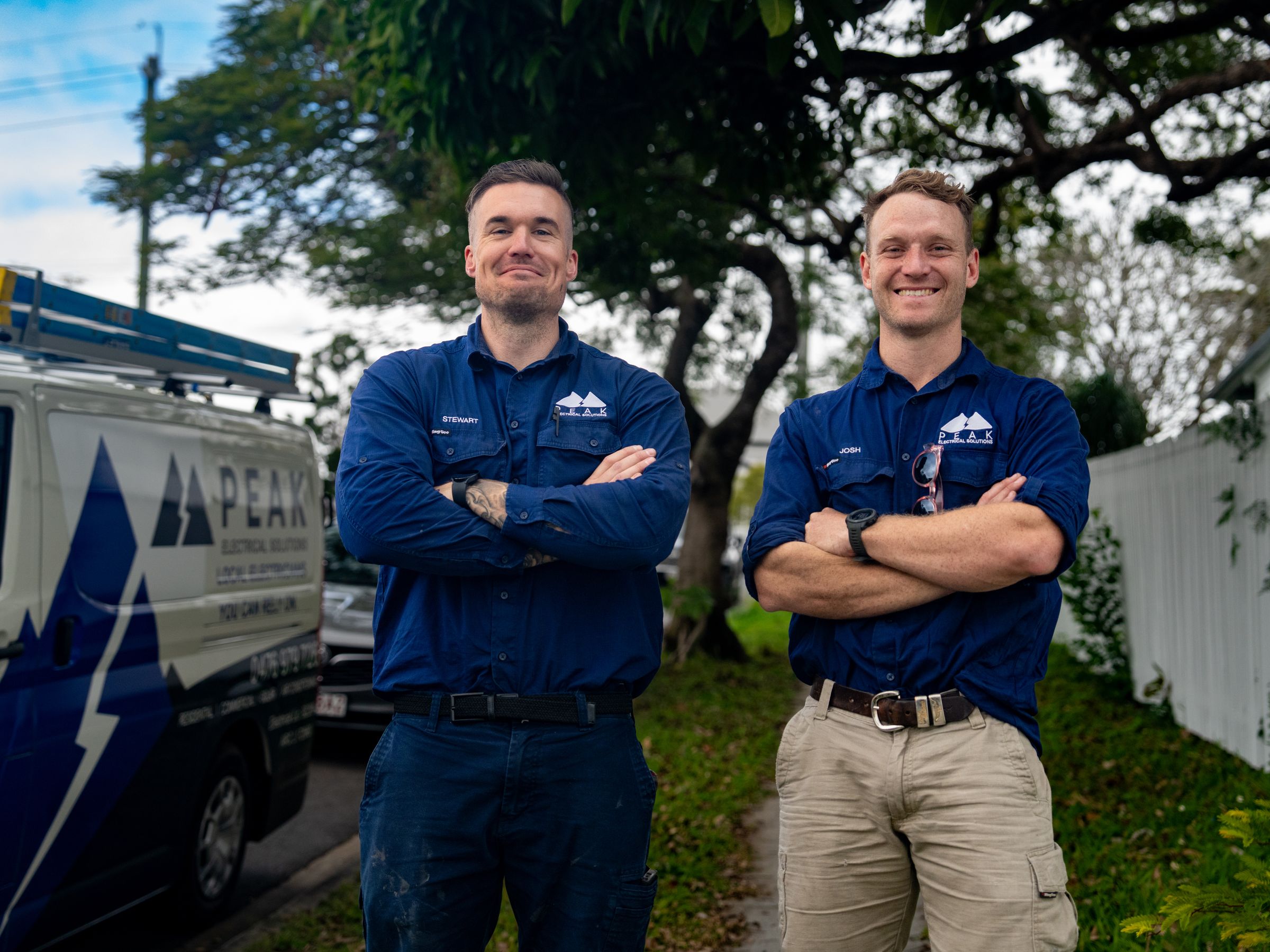 Josh and Stewart from Peak Electrical Solutions