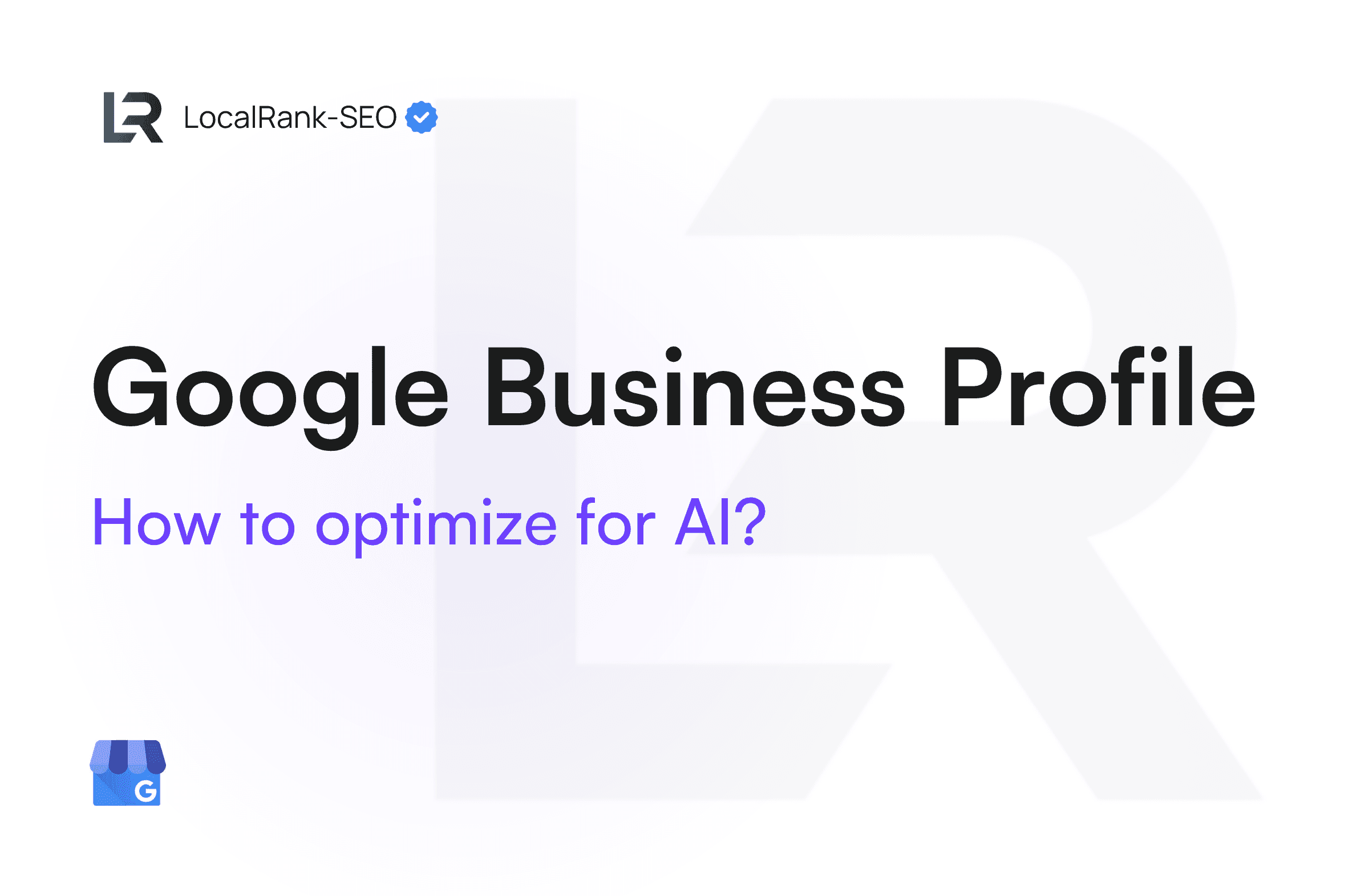 Blog - AI and SEO 2026 - Google Business Profile for Estonian business - LocalRank-SEO