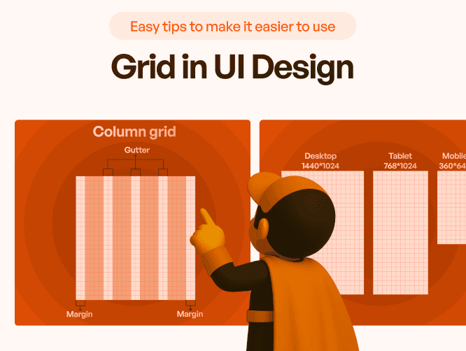 Upslide Mascot reading understanding grid