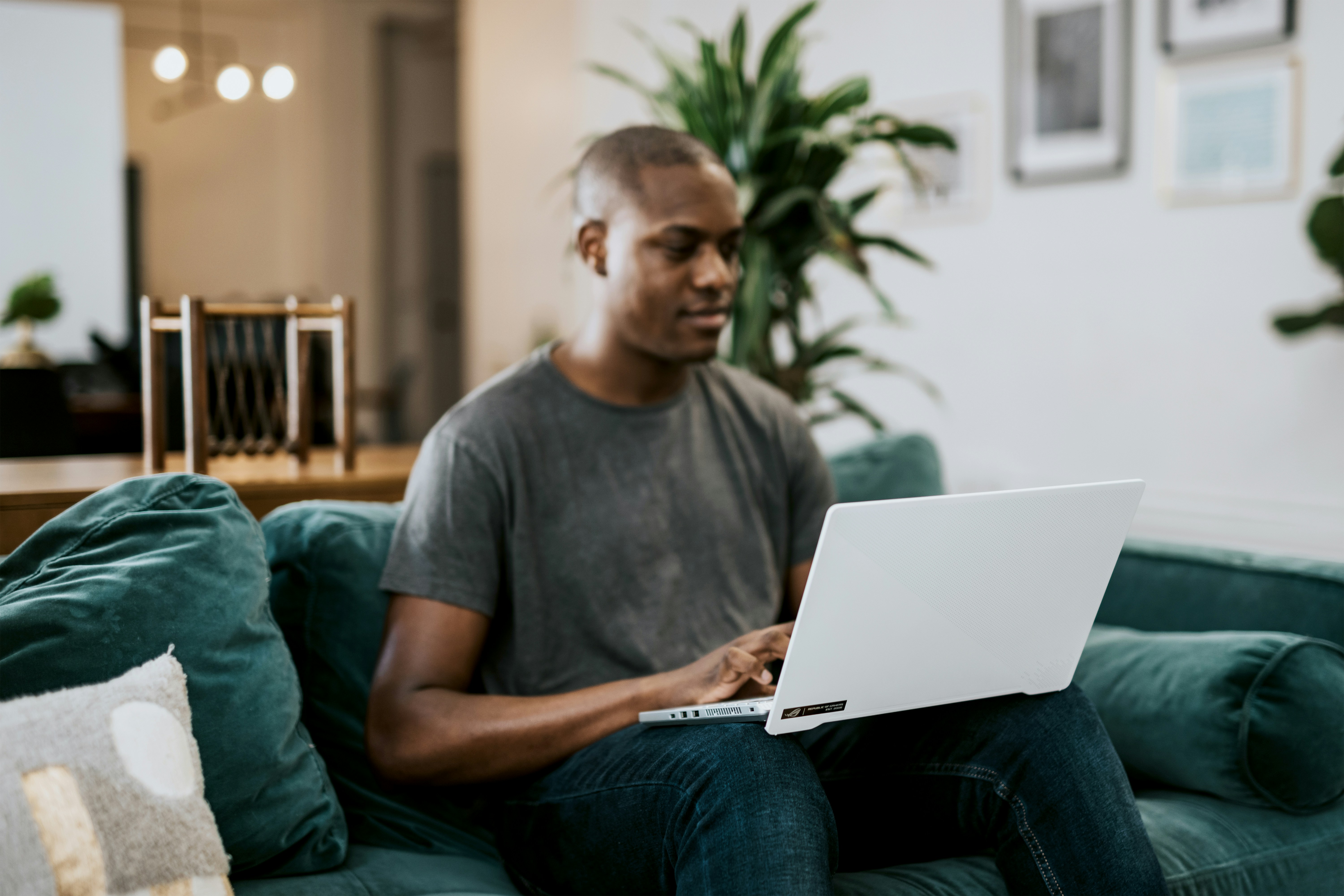 person in his room using AI Productivity Tools 