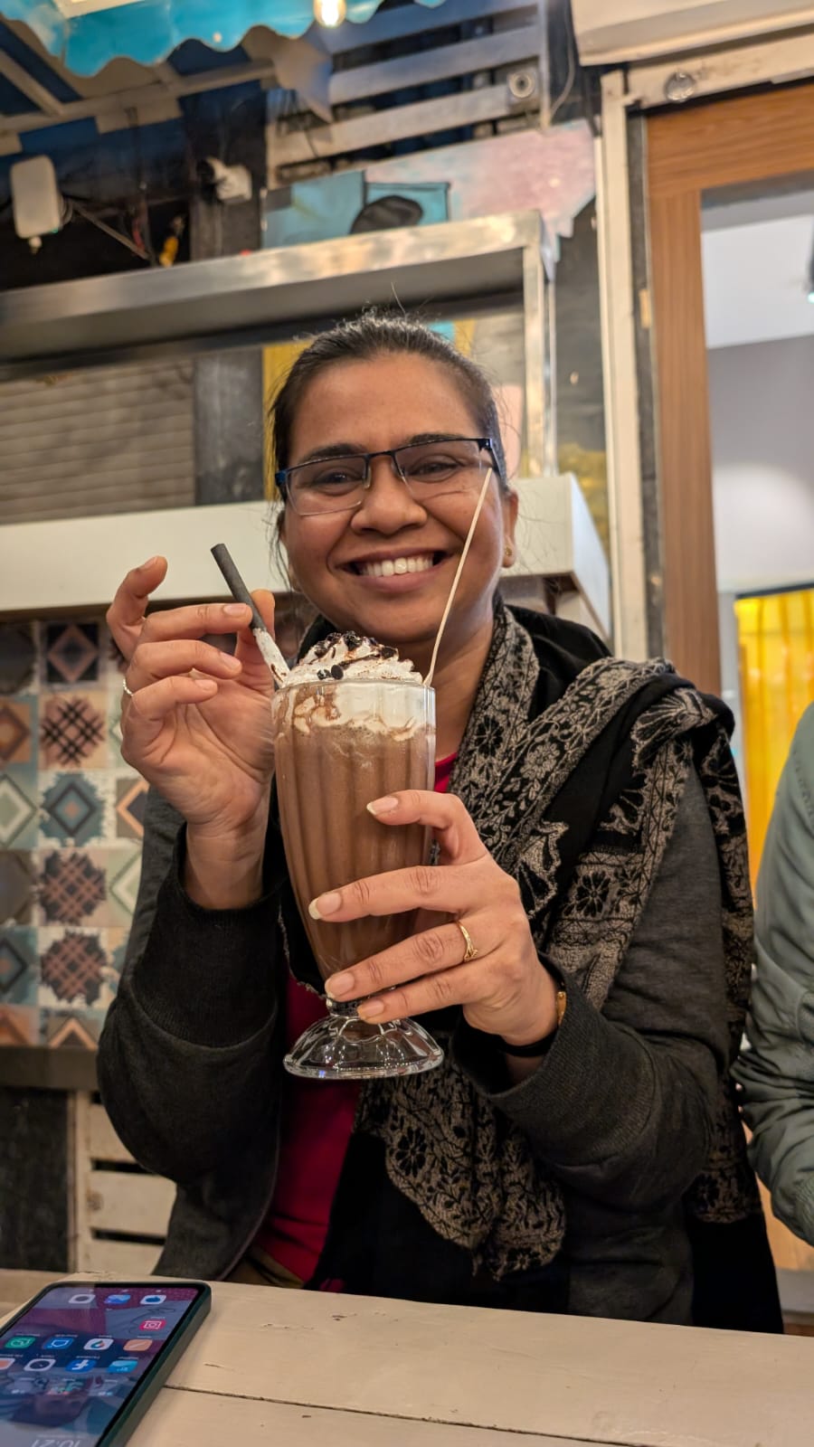 man standing in front of window