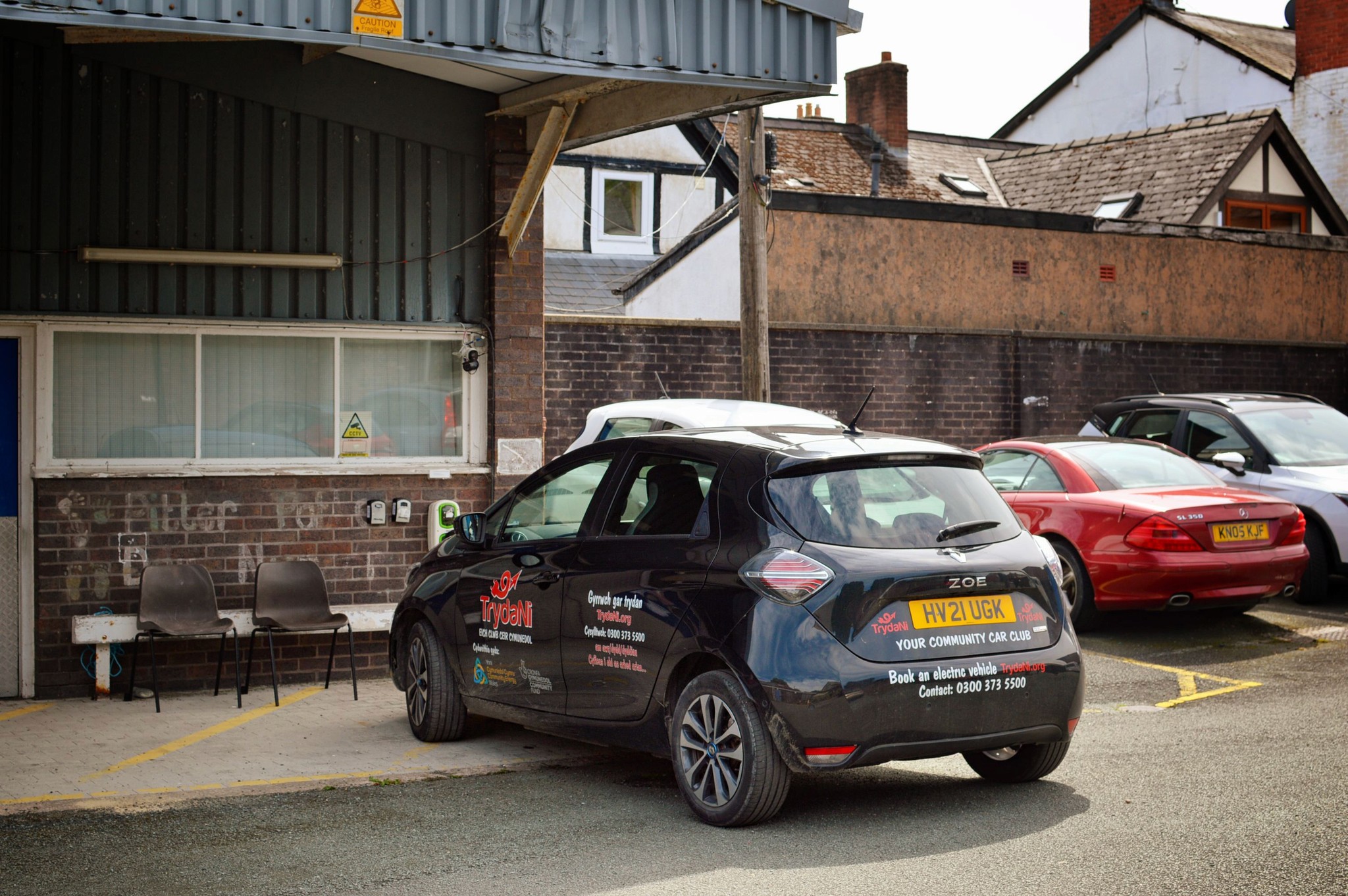 Renault Zoe in Llanidloes