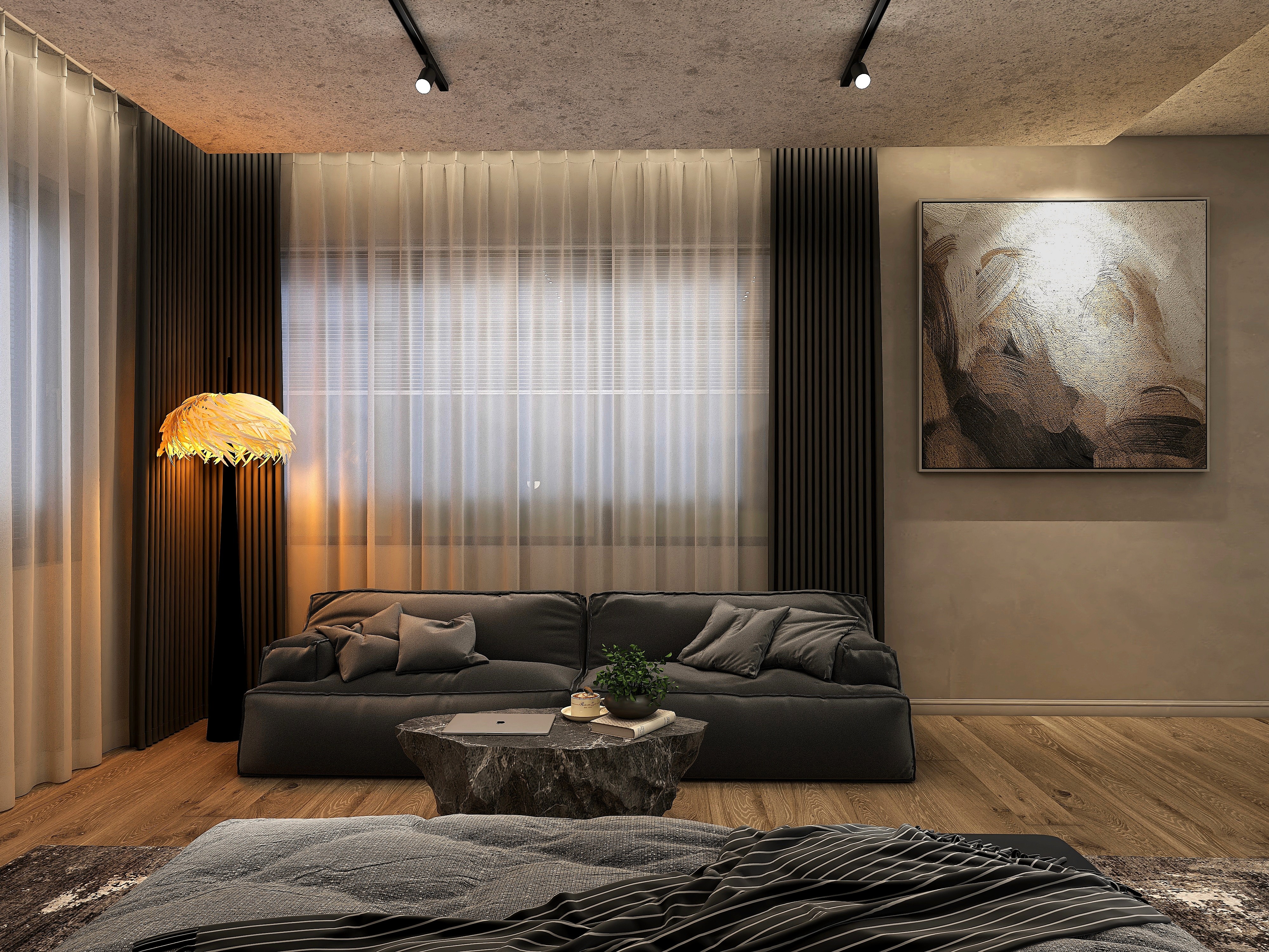 Echipa de construcții Pelin Design Construct lucrând pe un șantier din București