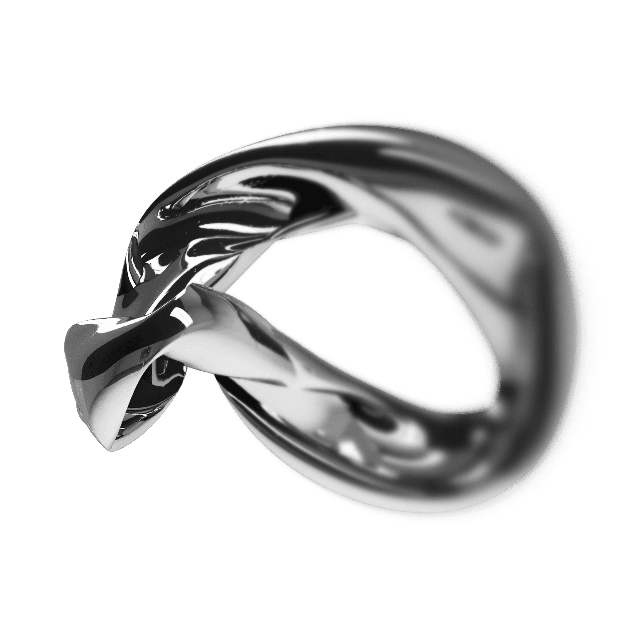 Modern skyscrapers illuminated at night overlooking a bay.