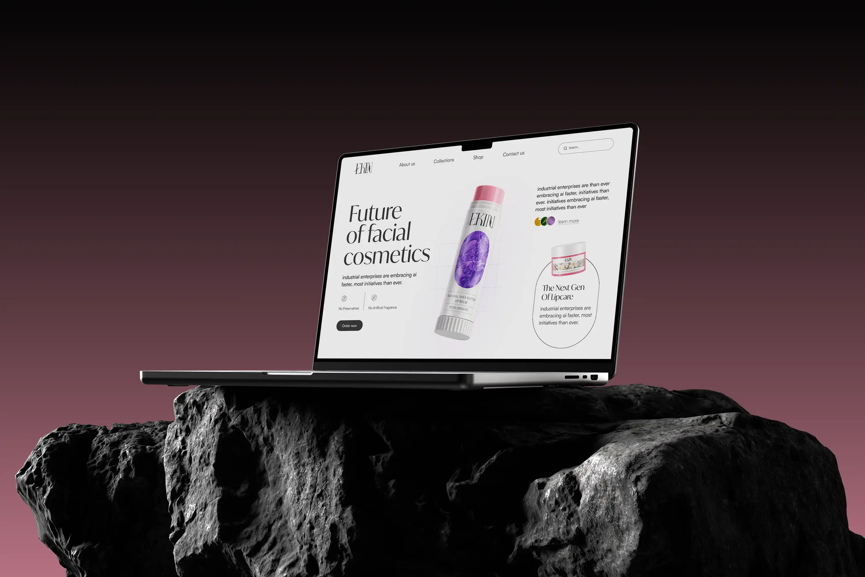 cosmetcis website design company near me