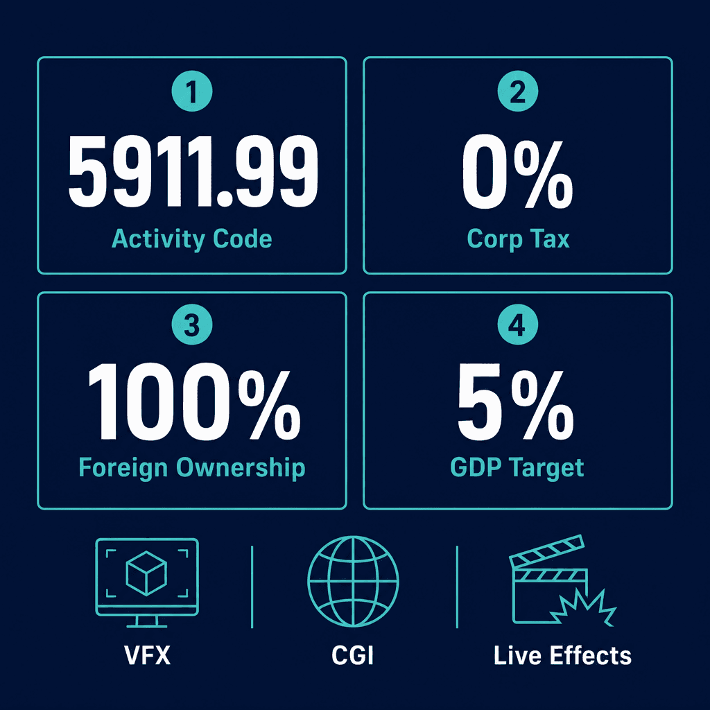 Infographic: Special Effects Production Business License in Dubai