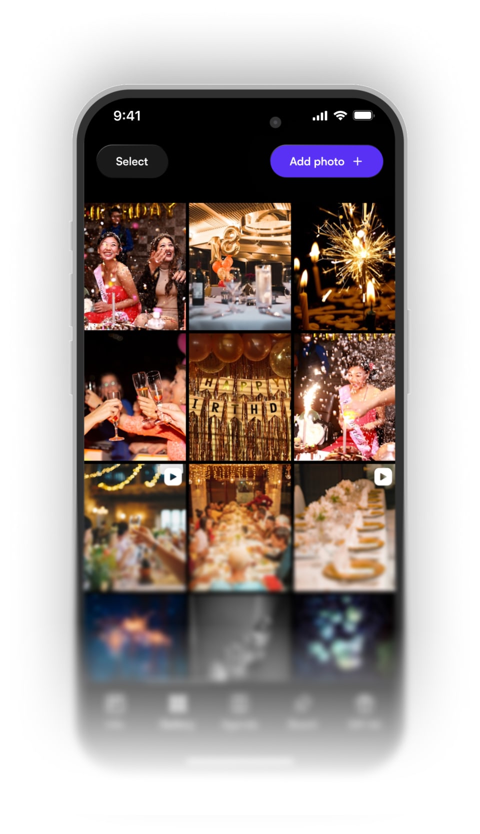 mockup dettaglio evento app togevent