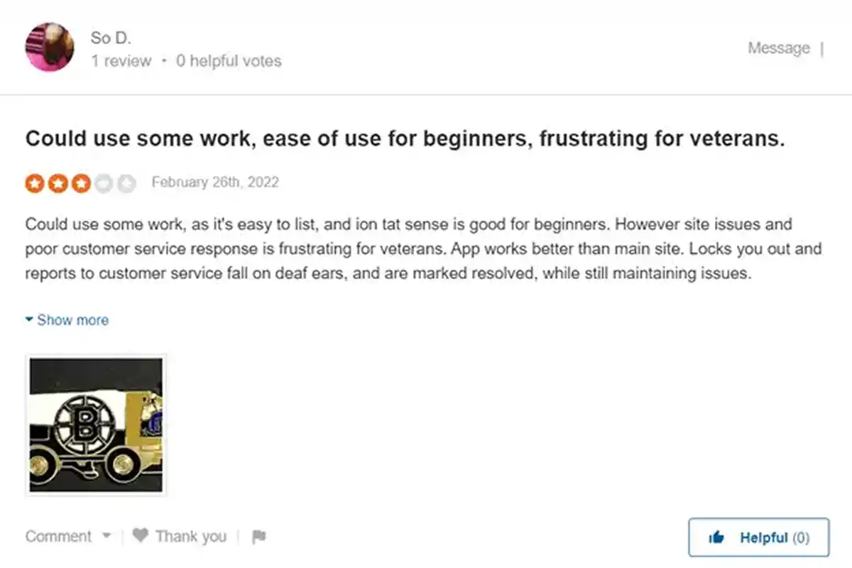 Sitejabber Mercari Review