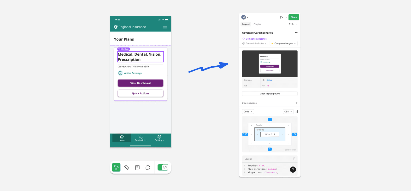 Hand-off to Developers