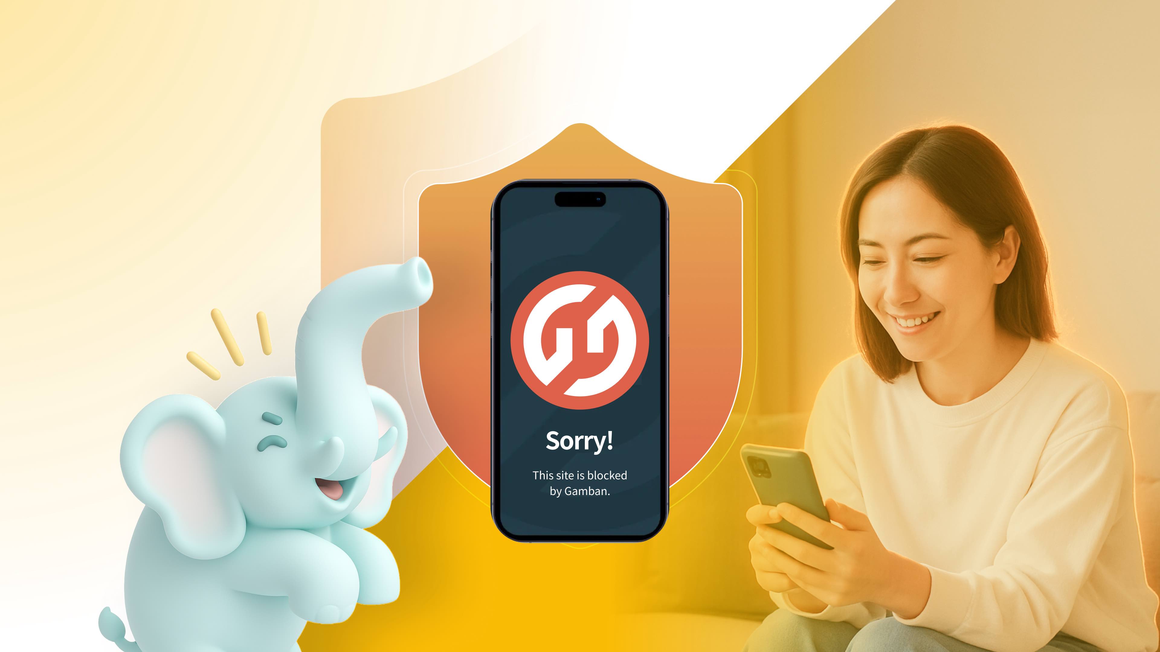 Gamban branding in Japan