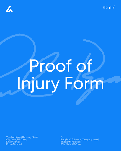 Proof of Injury Form
