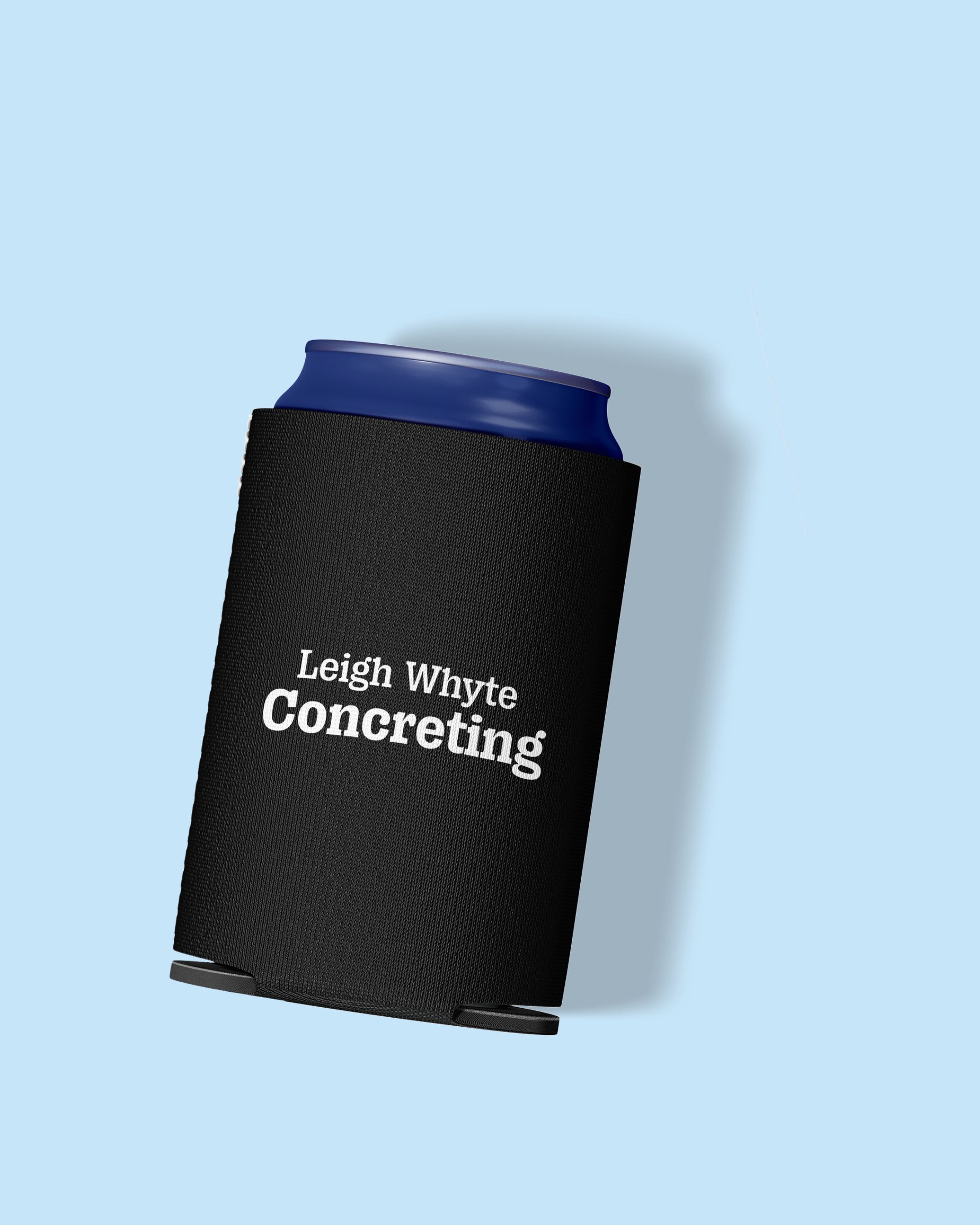 Stubby holder mockup representing custom promotional products by Bendigo Graphics