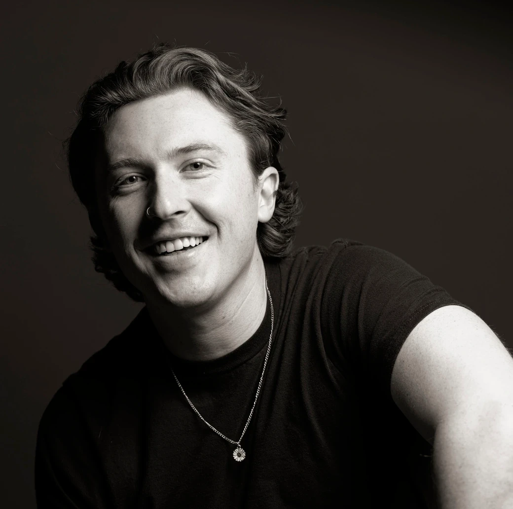 Luke Hayman, co-founder of Hayman Creative, portrait photo