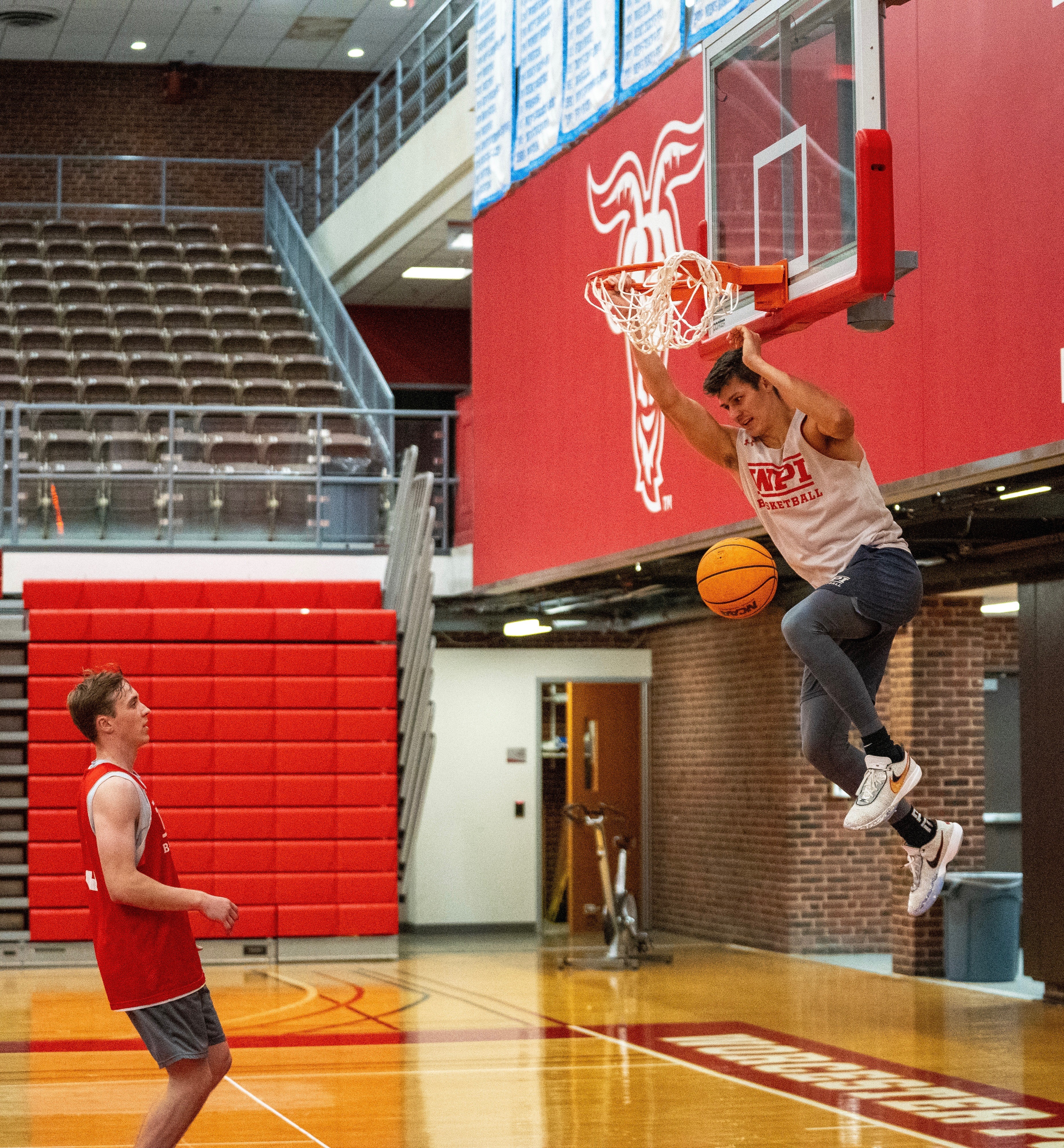 John Adams competing during his basketball career