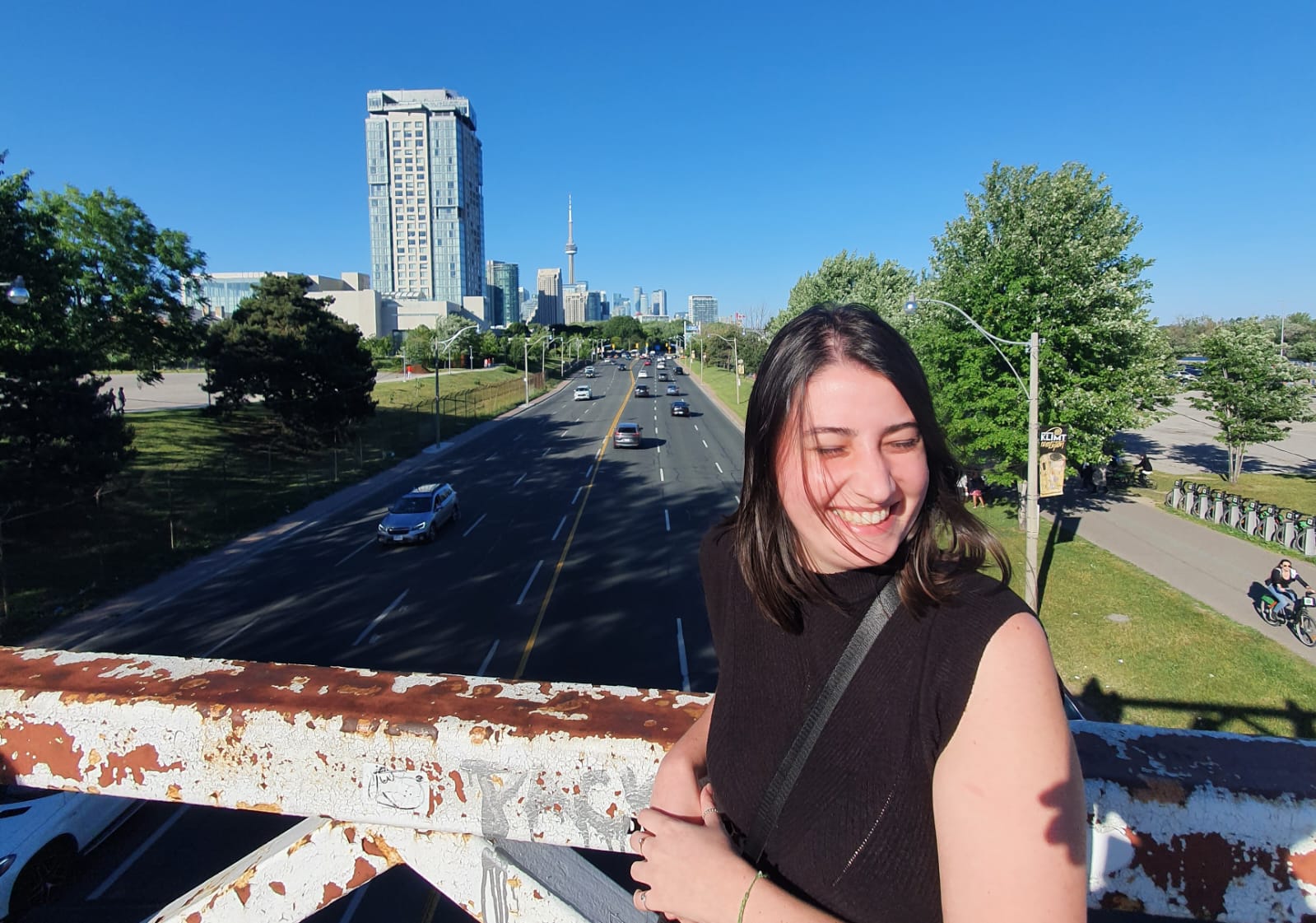 a person wearing a baseball cap