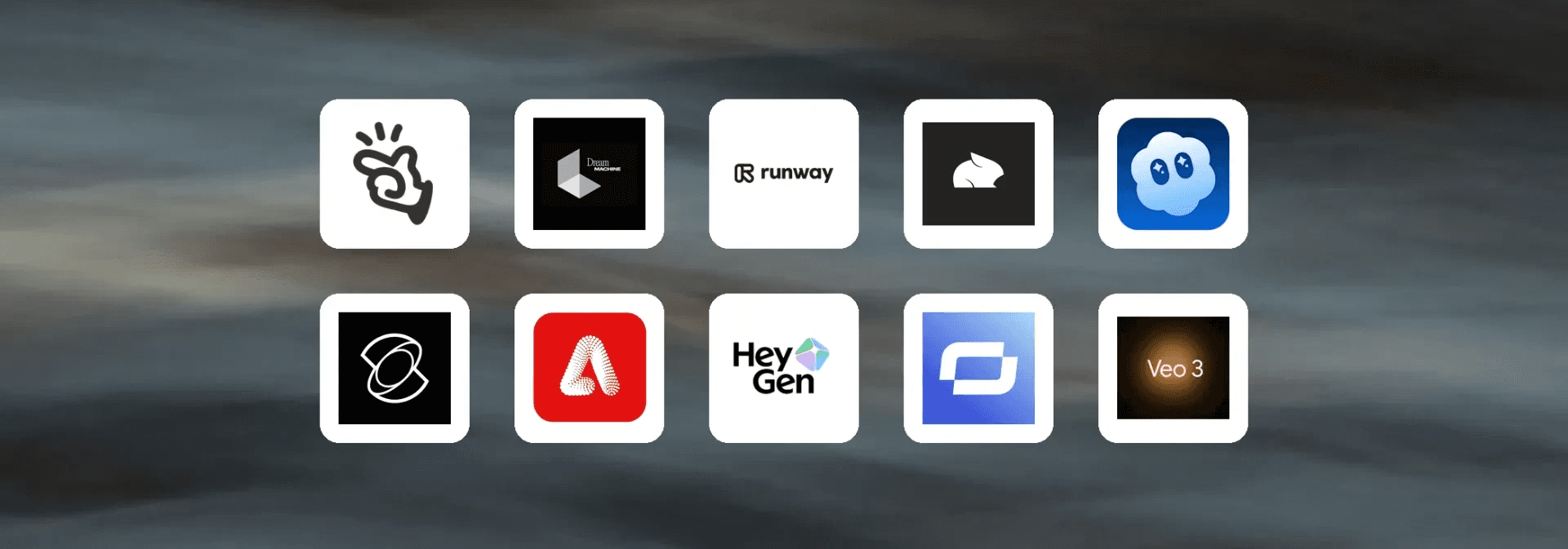 Top ten AI video generator logos - Best Ai Tools For Viral Tiktok Content