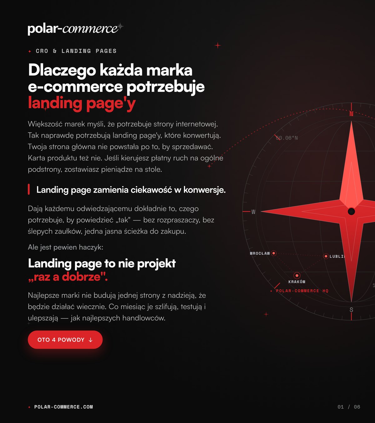 Dlaczego każdy sklep potrzebuje landing page'y — Polar-Commerce (1/6)