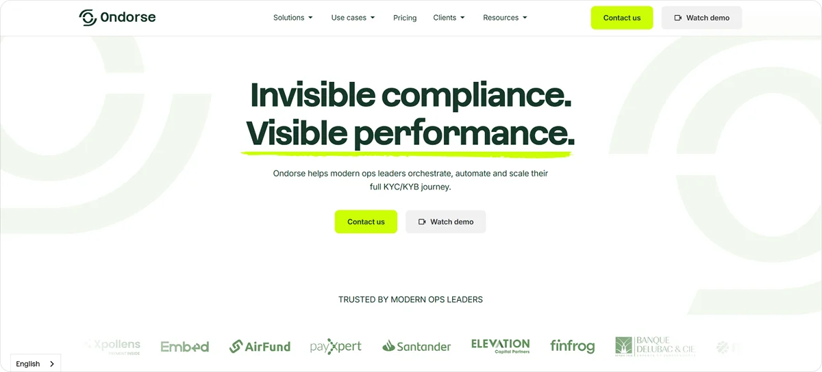 ondorse-homepage