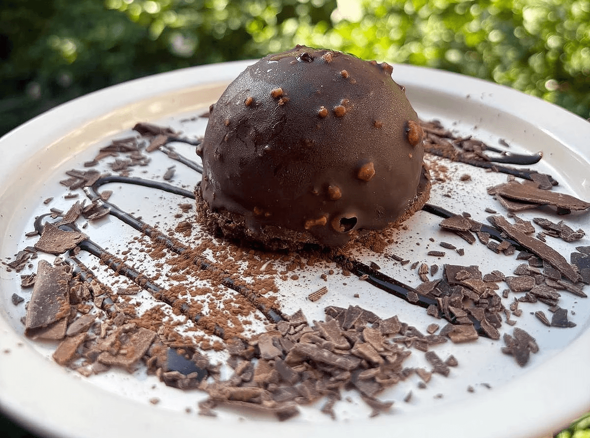 Dessert chocolat intense du café Authié