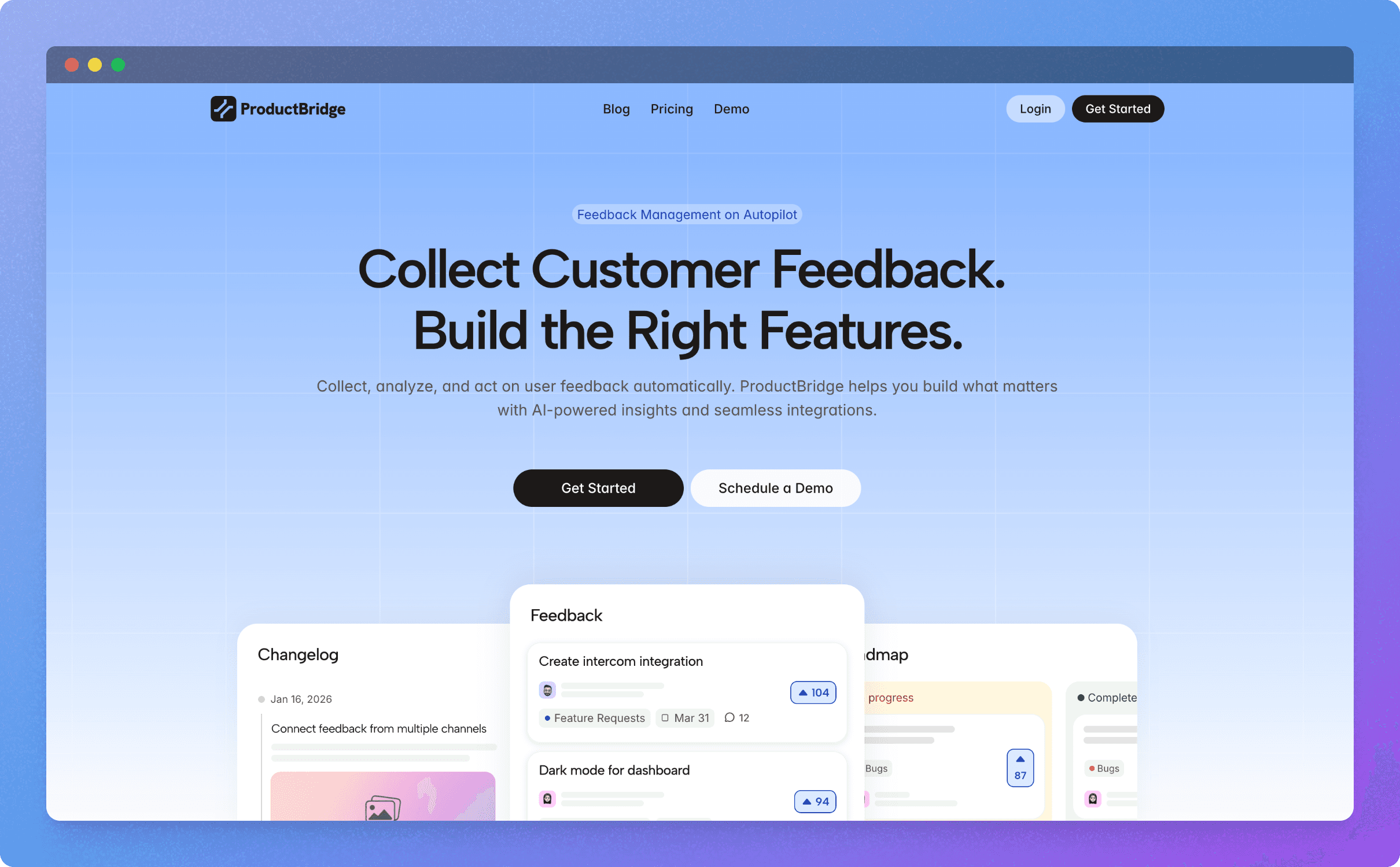 productbridge - feedback collection agent