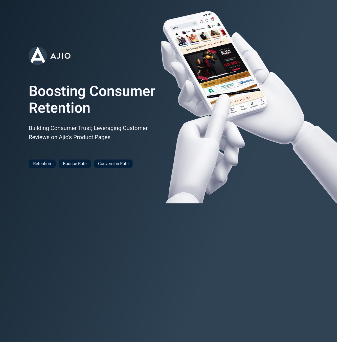 Ajio's App Resdesign