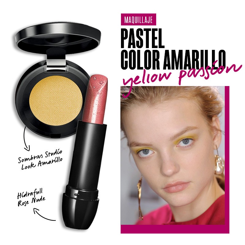 Maquillaje pastel color amarillo: Yellow passion | Fuente: Google Image