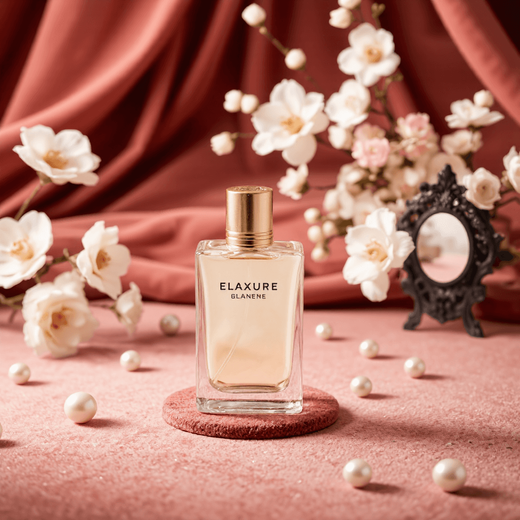 product photography of perfume bottles