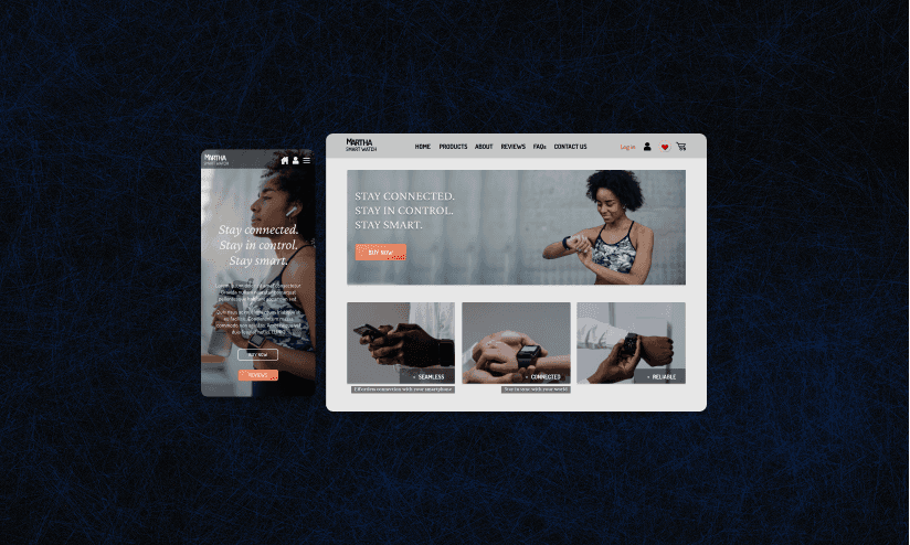 Martha Smartwatch E-commerce Experience