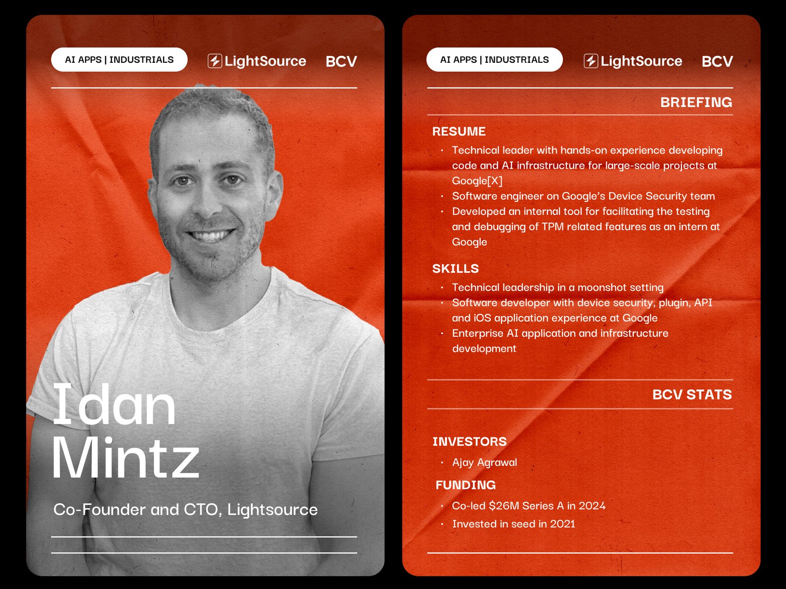 Idan Mintz, co-founder and CTO of LightSource