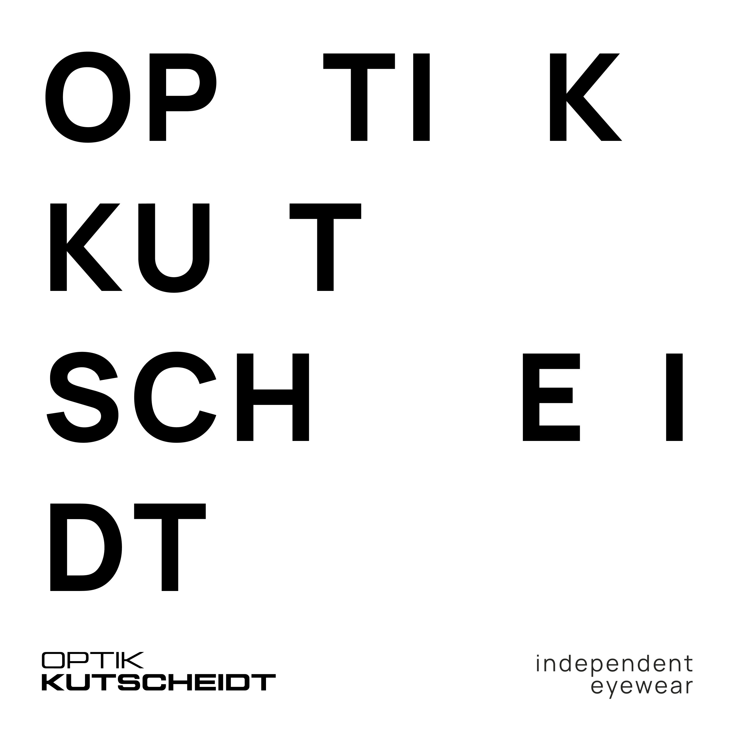 Optik Kutscheidt postcards design