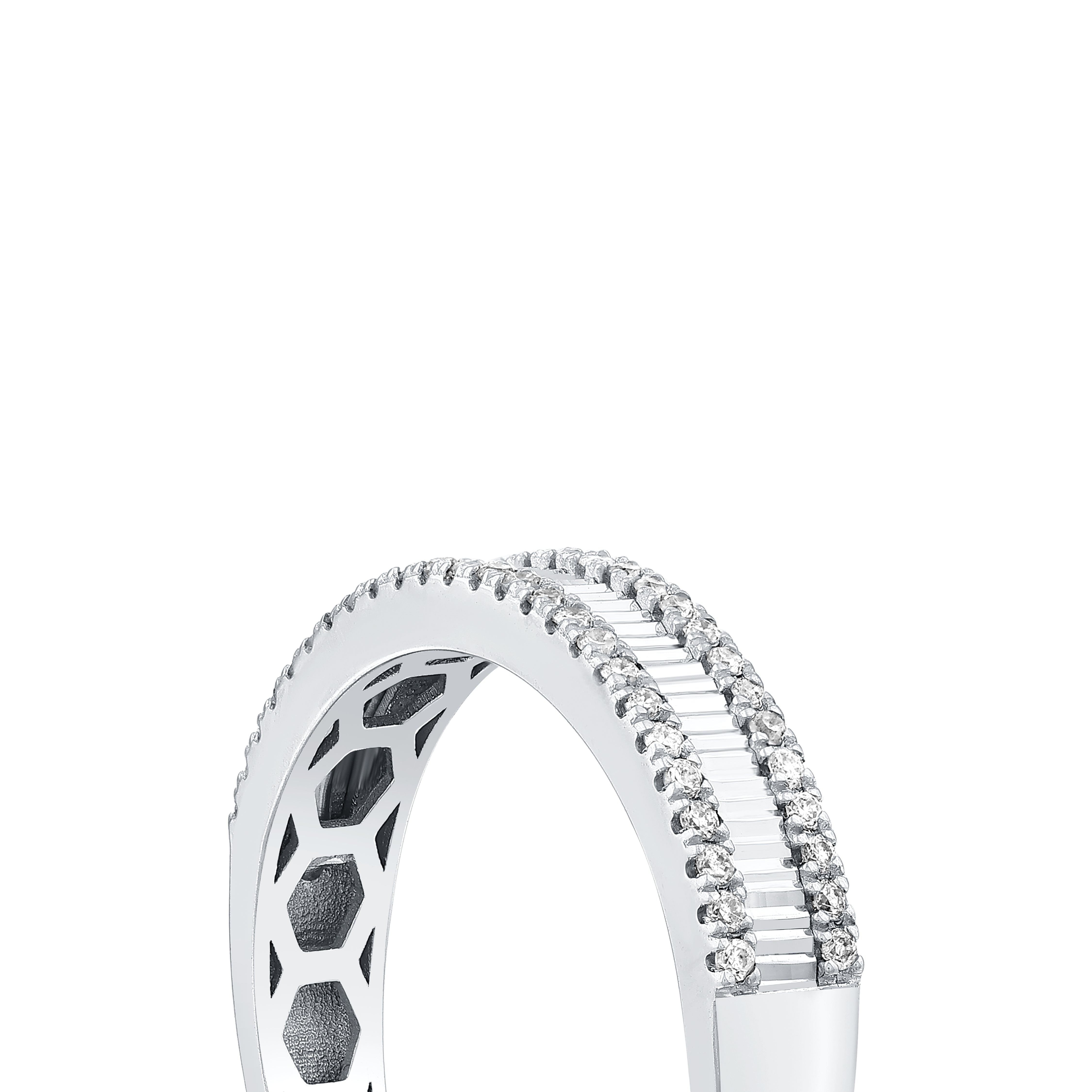 Assos 0.10 Karat F Renk SI Yarım Tur Pırlanta Yüzük