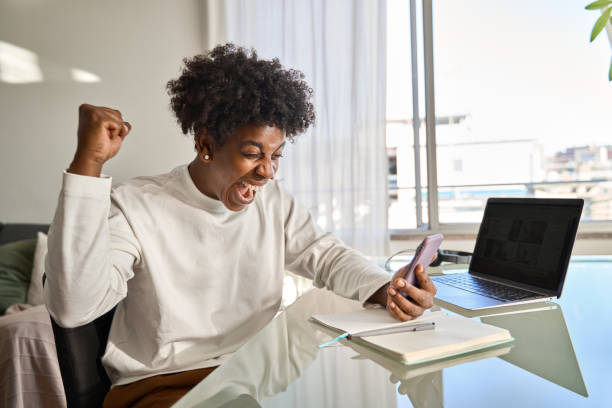 Ecommerce seller celebrating successful TikTok Shop sale after customer completes checkout using supported digital payment methods.
