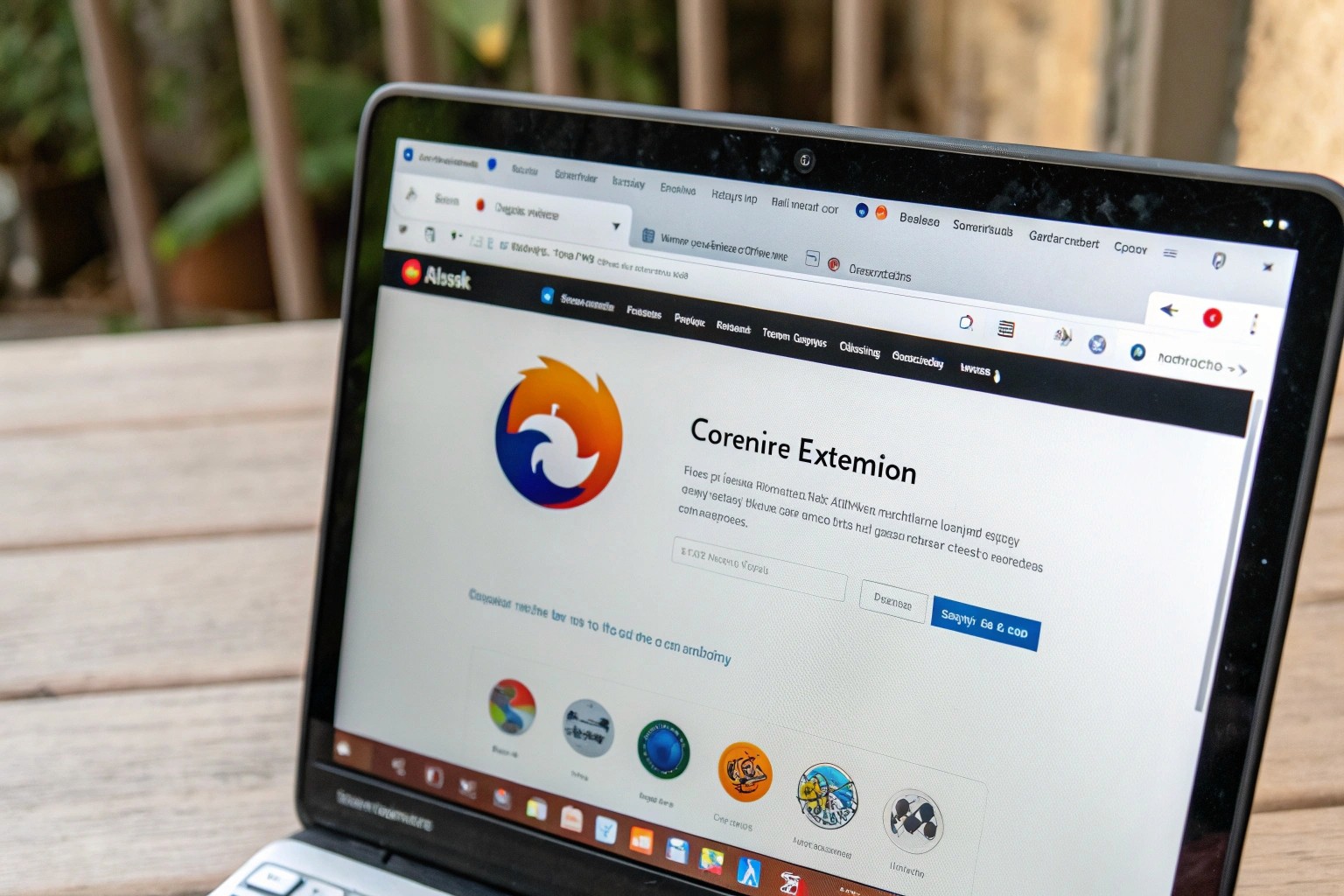 Corrisny extension for Mozilla Firefox browser